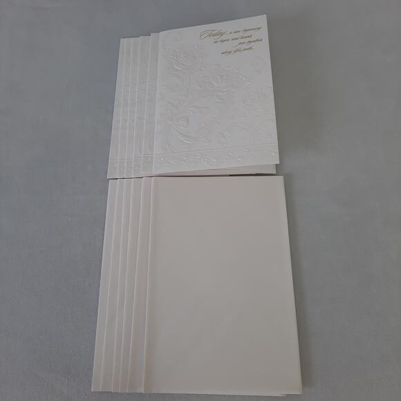 5 For $20.0Paramount Greeting Cards Second Marriage Congrats 6 Cards/6 Envelopes - Picture 6 of 7